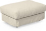 Cherrie - Fotpall 100 med kappa - Beige