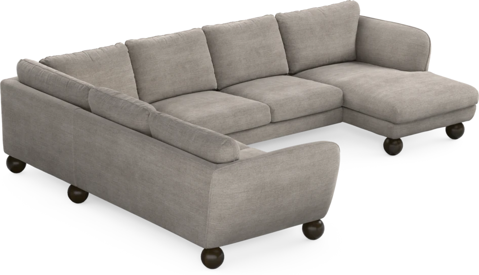 Madison Lux - Hörnsoffa med schäslong höger - Beige