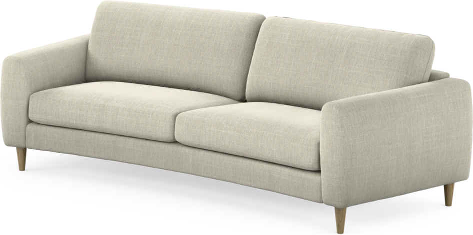 Bridge - 3-sits soffa svängd - Beige