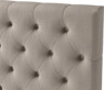 Delux Pikerad XL - Sänggavel, 90-210 cm - Beige