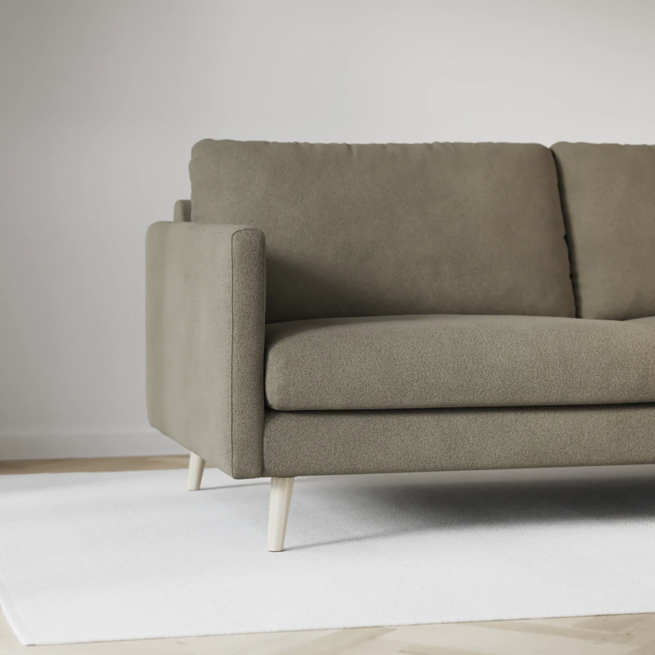 Madison Lux - 2-sits soffa med divan vänster och schäslong höger - Brun
