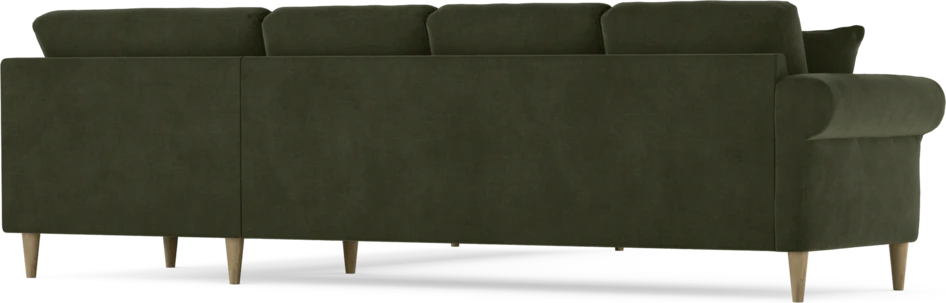 Eden - Hörnsoffa, 3+3-sits - Grön