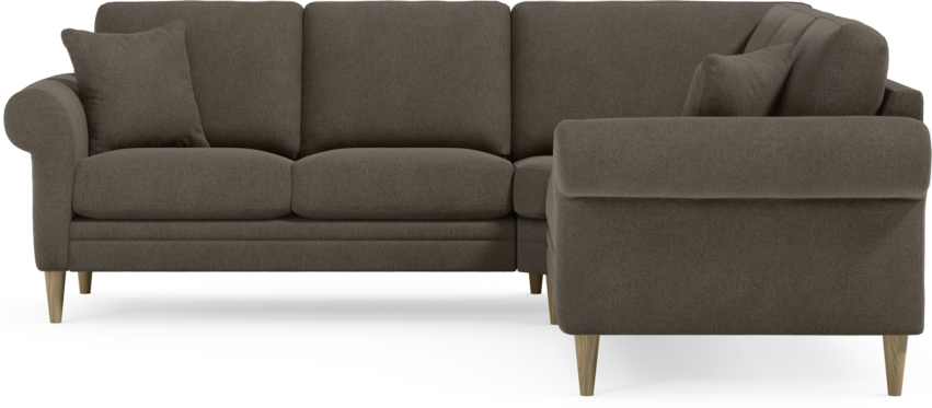 Eden - Hörnsoffa, 2+2-sits - Brun