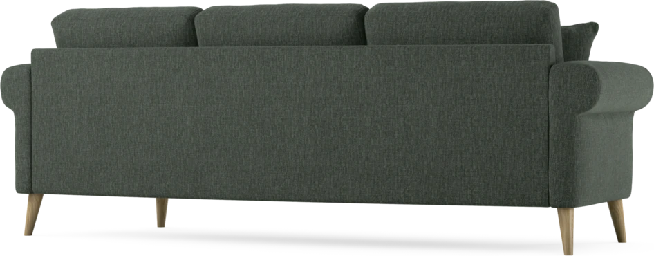 Eden - 3-sits soffa svängd - Grön