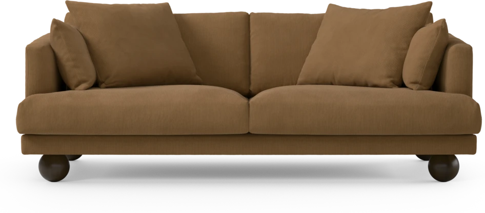 Harper - 3-sits soffa - Gul
