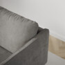 Madison Lux - 2-sits soffa med schäslong vänster - Grå