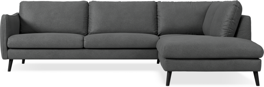 Madison Lux - 3-sits soffa med divan höger - Grå