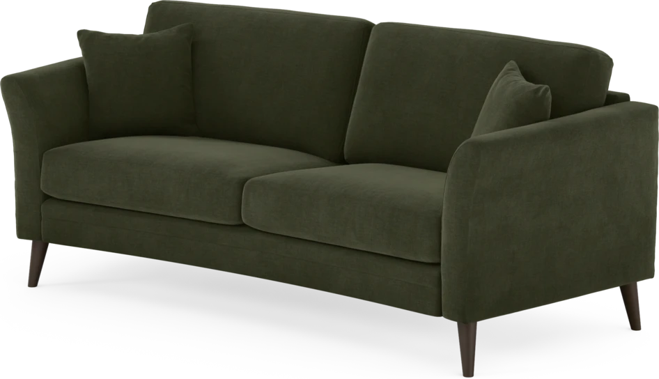 Eden - 2,5-sits soffa svängd - Grön