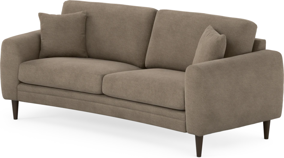 Eden - 2,5-sits soffa svängd - Brun