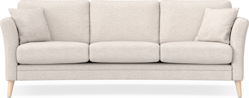 Eden - 3-sits svängd - Beige