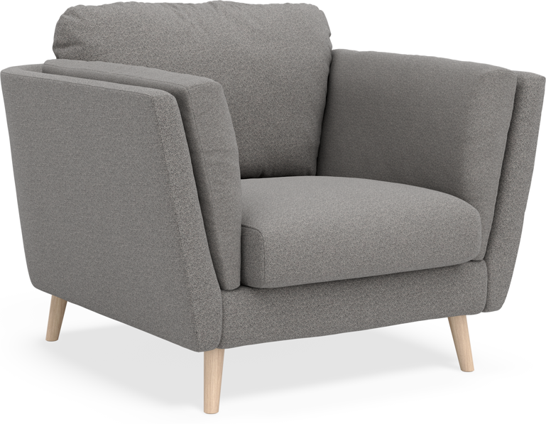 Madison Lux - Fåtölj, 70 cm - Grå