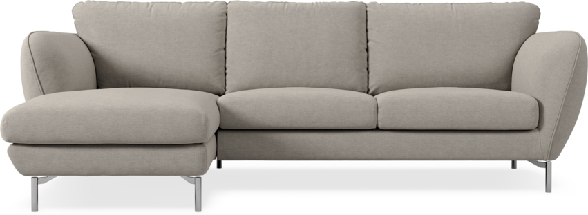 Madison Lux - 2-sits soffa med schäslong vänster - Beige
