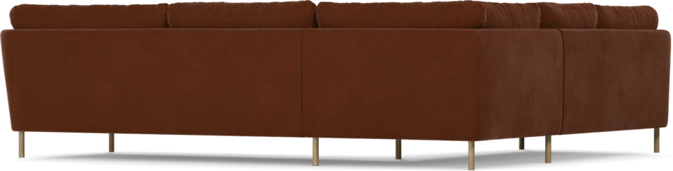 Madison Lux - Hörnsoffa 2+3-sits, hörn 1 - Orange