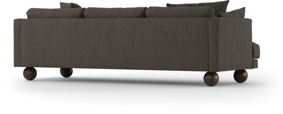 Harper - 4-sits soffa - Brun