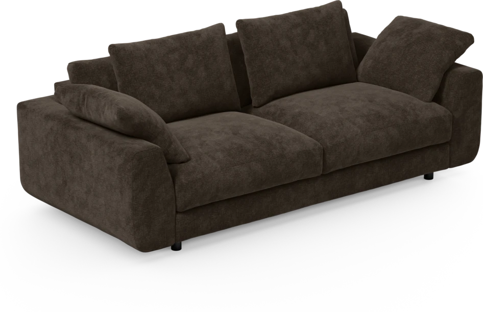Amie - 3-sits soffa - Brun