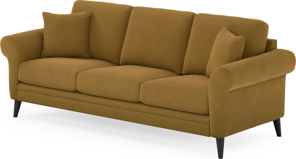 Eden - 3-sits soffa - Gul