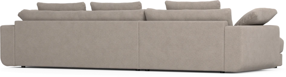 Amie - 3-sits med schäslong vänster - Beige