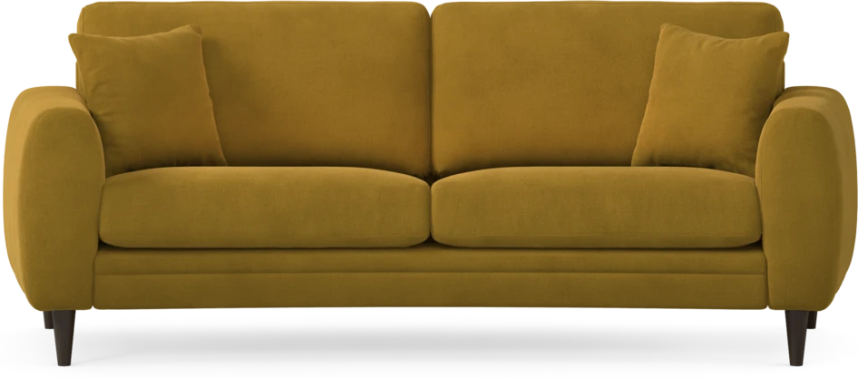 Eden - 2,5-sits soffa svängd - Gul
