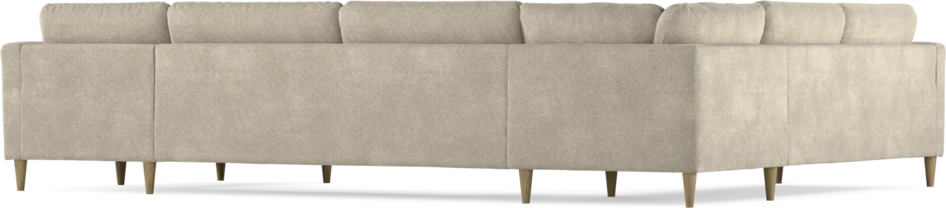 Bridge - Hörnsoffa, 2+3-sits med schäslong höger - Beige