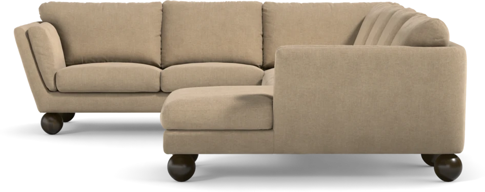 Madison Lux - Hörnsoffa med schäslong höger - Beige