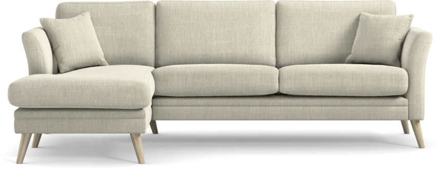 Eden - 2,5-sits soffa med schäslong - Beige