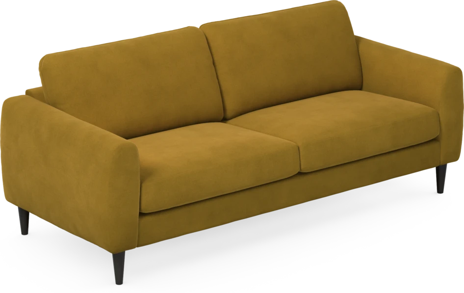 Bridge - 3-sits soffa - Gul