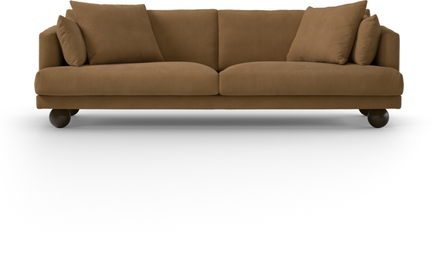 Harper - 4-sits soffa - Gul