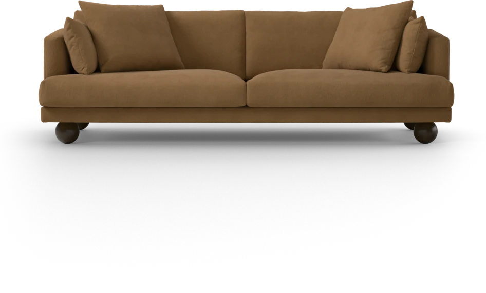 Harper - 4-sits soffa - Gul