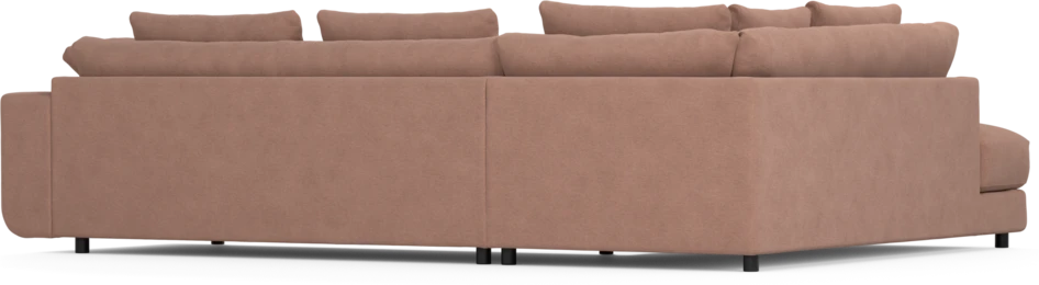 Amie - 3-sits med divan vänster - Rosa