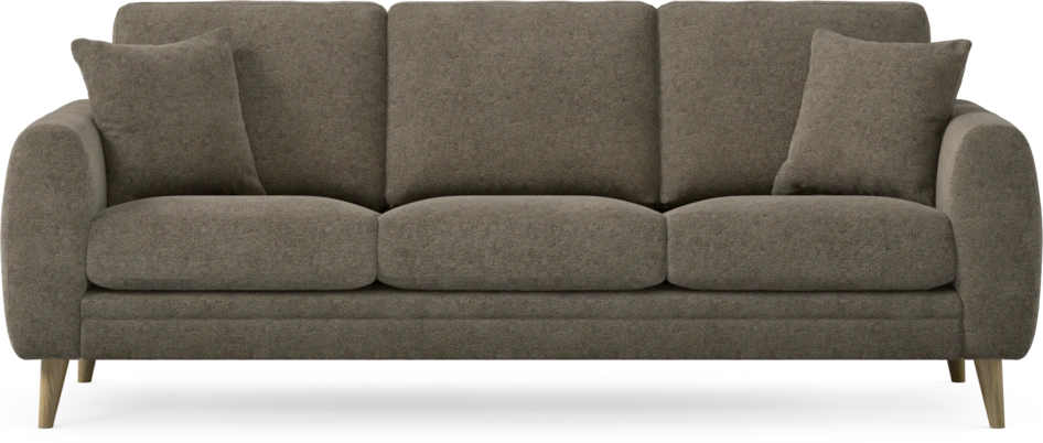 Eden - 3-sits soffa - Brun