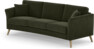 Eden - 3-sits soffa svängd - Grön