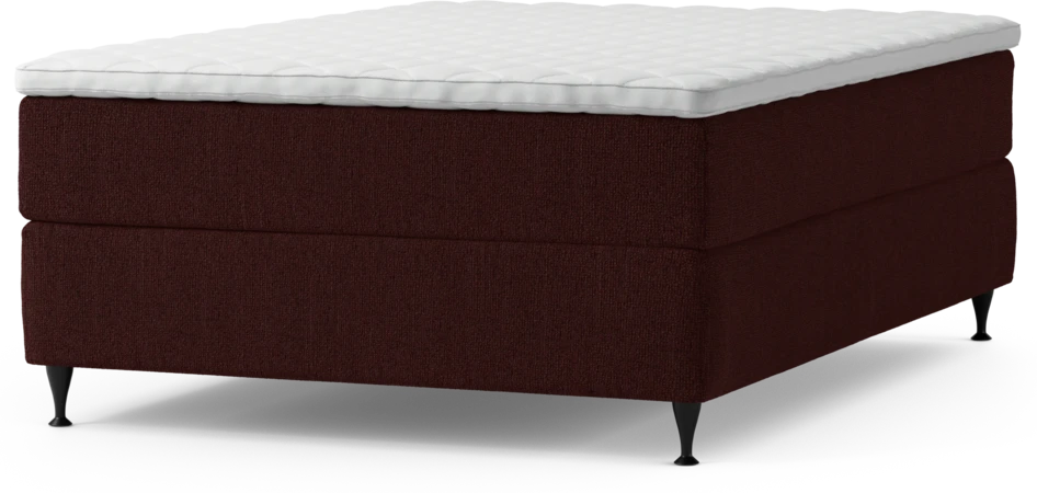 Delux Exclusive - Kontinentalsäng, enkelsäng 140 cm med bäddmadrass och sängben