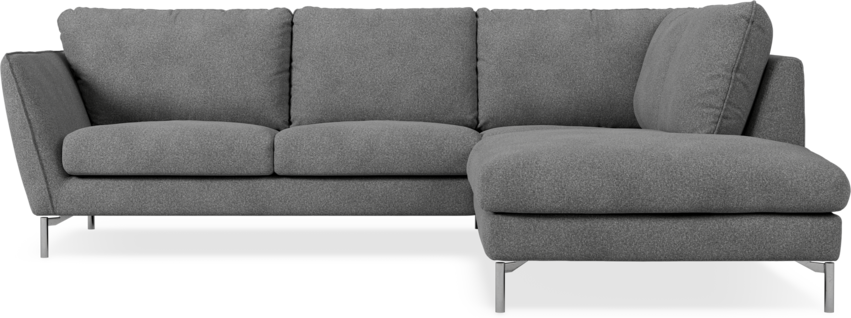 Madison - 2-sits soffa med divan höger - Vit