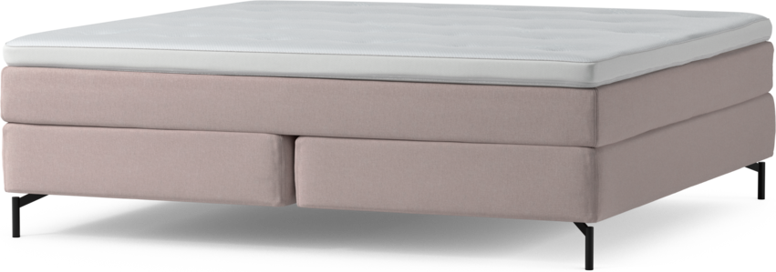 Delux Sense - Kontinentalsäng, dubbelsäng med bäddmadrass och sängben