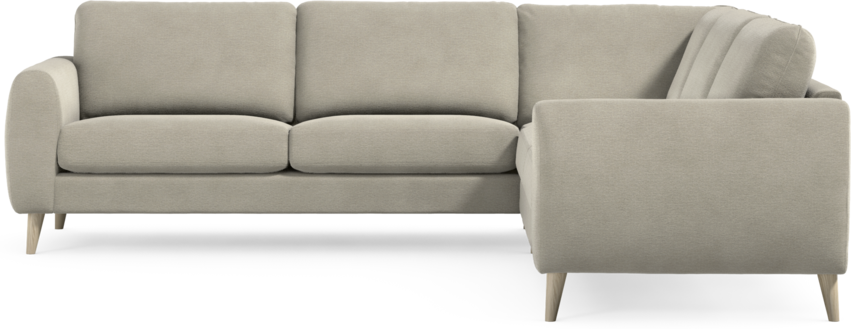 Bridge - Hörnsoffa, 2+2-sits - Brun