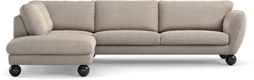 Madison - 3-sits soffa med divan vänster - Beige