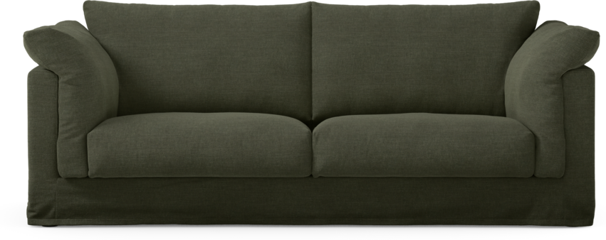 Cherrie - 2,5-sits soffa med kappa - Grön