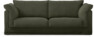 Cherrie - 2,5-sits soffa med kappa - Grön