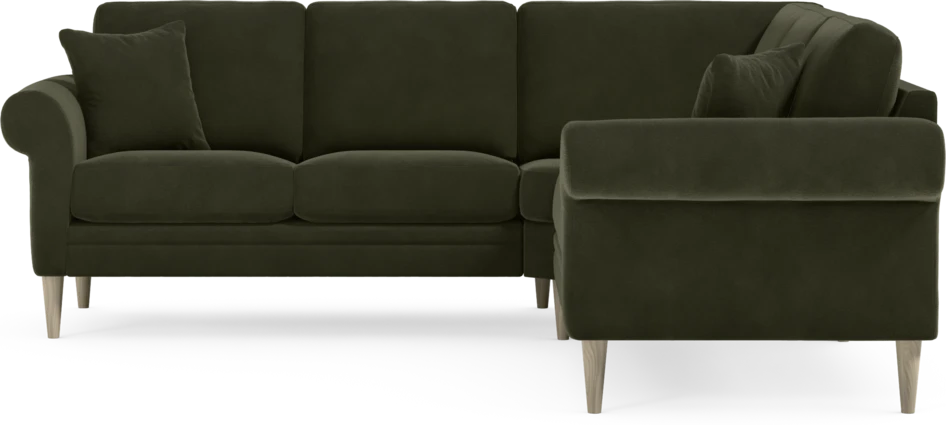 Eden - Hörnsoffa, 2+2-sits - Grön