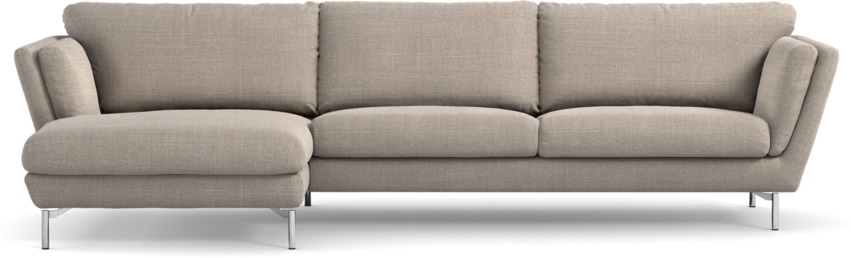 Madison Lux - 3-sits soffa med schäslong vänster - Beige