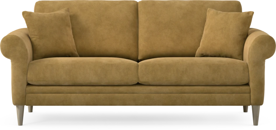 Eden - 2,5-sits soffa - Gul