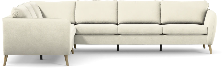 County - Hörnsoffa, 2+3-sits - Vit