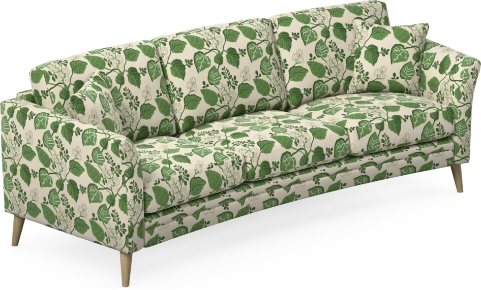 Eden - 3-sits soffa svängd - Flerfärgad