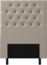 Delux Pikerad XL - Sänggavel, 90-210 cm - Beige