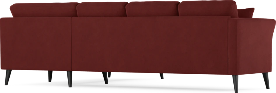 Eden - Hörnsoffa, 3+2-sits - Röd