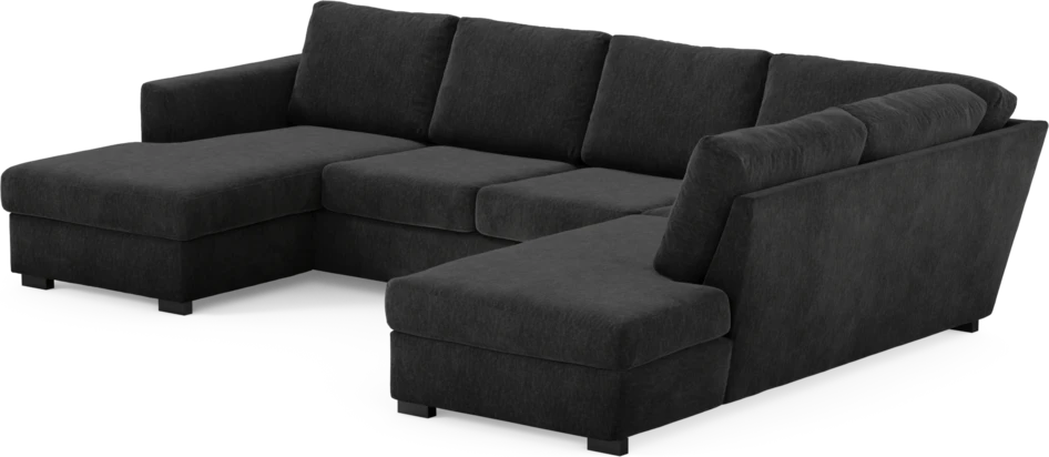 Friday - 3-sits soffa med schäslong vänster och divan höger - Blå