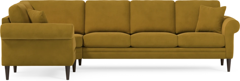 Eden - Hörnsoffa, 1+3-sits - Gul