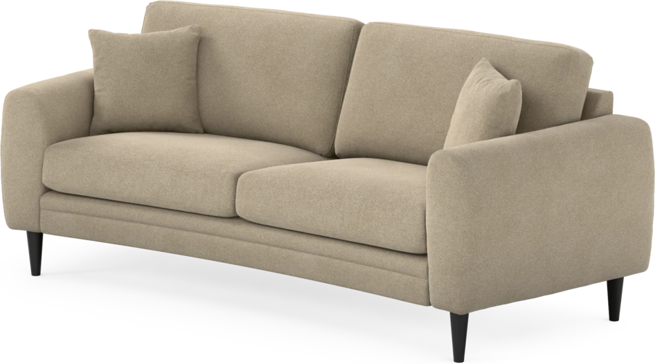 Eden - 2,5-sits soffa svängd - Beige