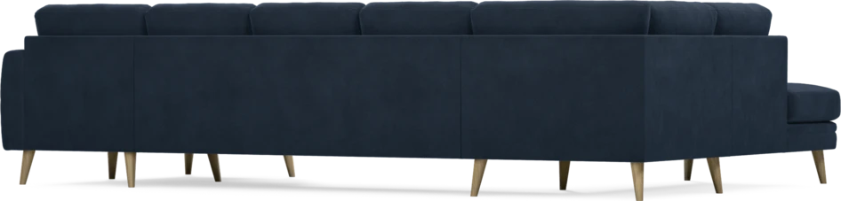 Eden - 3-sits soffa med divan vänster och schäslong höger - Blå