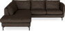 Madison - 2-sits soffa med divan vänster - Brun